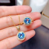 18K Gold-Plated Artificial Gemstone Ring Rings - Tophatter Daily Deals