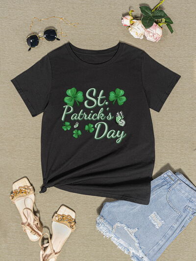 ST. PATRICK'S DAY Round Neck T-Shirt Women's T-Shirts - Tophatter Daily Deals