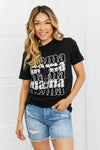 mineB I Got It From My Mama Full Size Graphic Tee in Black Women's T-Shirts - Tophatter Daily Deals