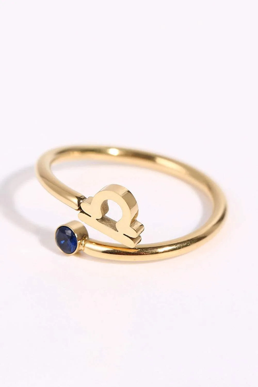 Constellation Stainless Steel Bypass Ring Libra One Size Rings - Tophatter Daily Deals