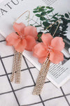 Flower Shape Acrylic Dangle Earrings Earrings - Tophatter Daily Deals