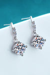 Moissanite Drop Earrings Moissanite - Tophatter Daily Deals