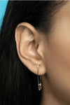Inlaid Zircon Single Pin Earring Earrings - Tophatter Daily Deals