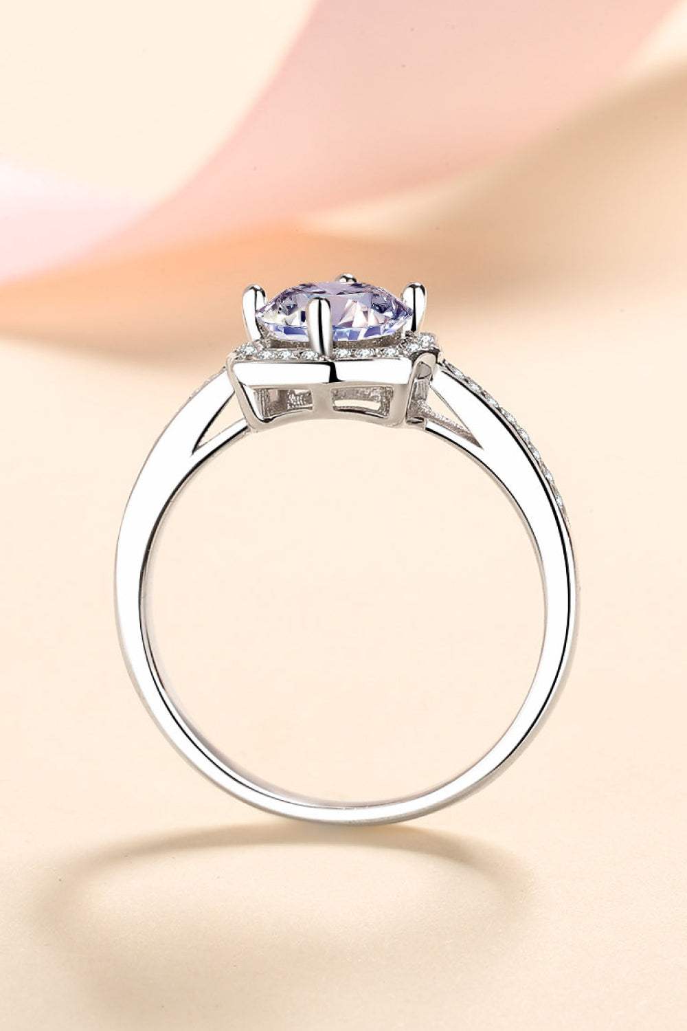 Embrace The Joy 1 Carat Moissanite Ring Moissanite - Tophatter Daily Deals