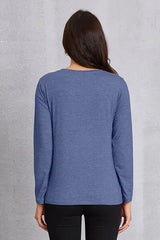 Goose Graphic Round Neck Long Sleeve T-Shirt Women's T-Shirts - Tophatter Daily Deals