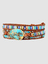 Triple-Layer Natural Stone Bracelet Bracelets - Tophatter Daily Deals