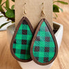 PU Teardrop Earrings Style D One Size Earrings - Tophatter Daily Deals