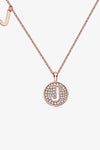 Moissanite A to J Pendant Necklace J One Size Moissanite - Tophatter Daily Deals