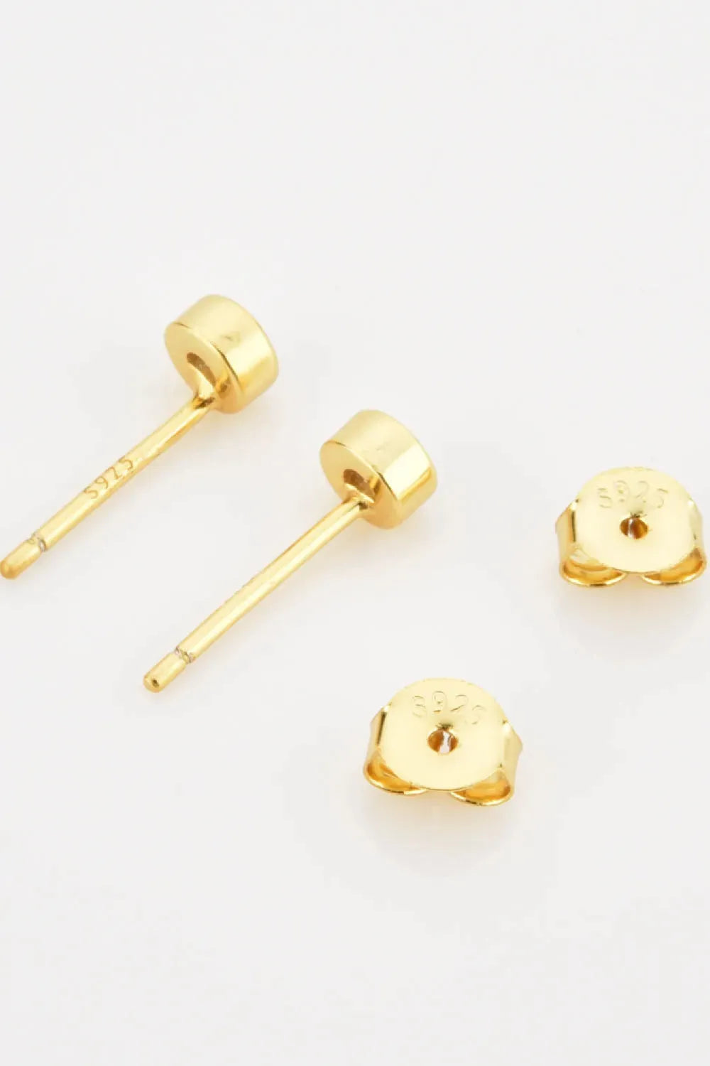 Minimalist Zircon 925 Sterling Silver Earrings Earrings - Tophatter Daily Deals
