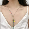 Gold-Plated Soft Ceramic Pendant Necklace Style C One Size Necklaces - Tophatter Daily Deals