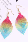 Leaf Shape Dangle Earrings Earrings - Tophatter Daily Deals