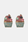 Cupcake Shape Acrylic Dangle Earrings Multicolor One Size Earrings - Tophatter Daily Deals