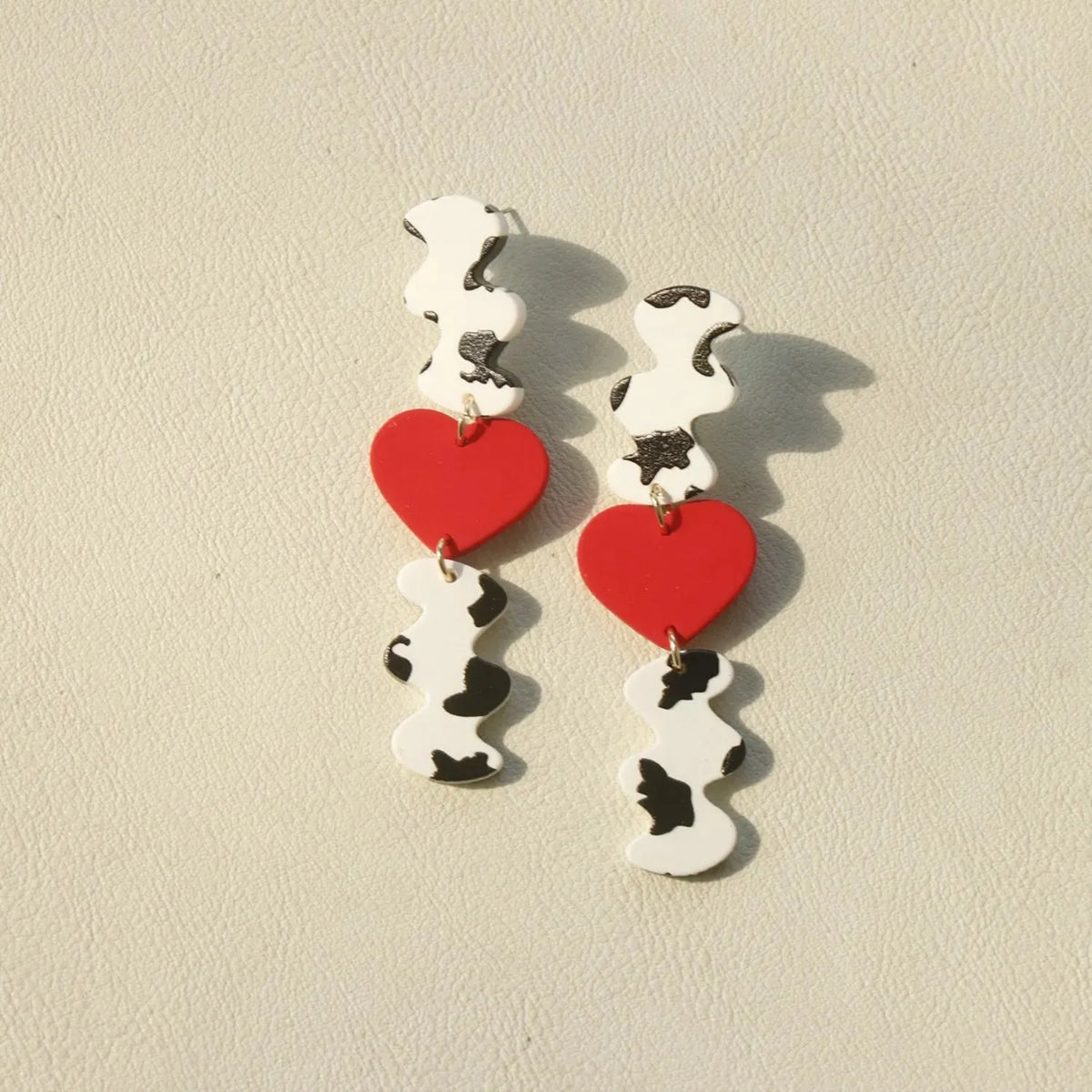 Contrast Geometric Acrylic Earrings Style A One Size Earrings - Tophatter Daily Deals