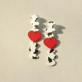 Contrast Geometric Acrylic Earrings Style A One Size Earrings - Tophatter Daily Deals