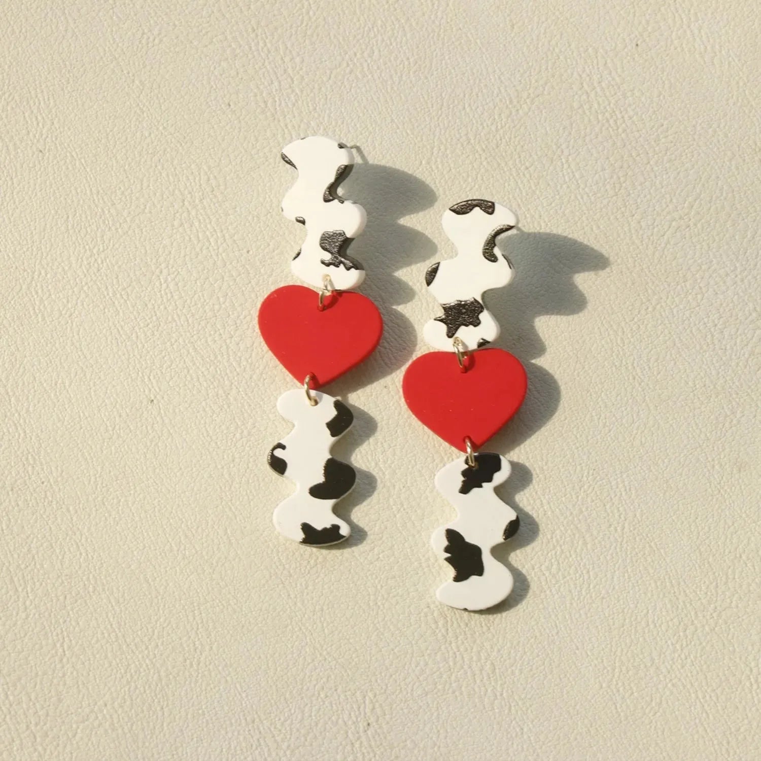 Contrast Geometric Acrylic Earrings Style A One Size Earrings - Tophatter Daily Deals