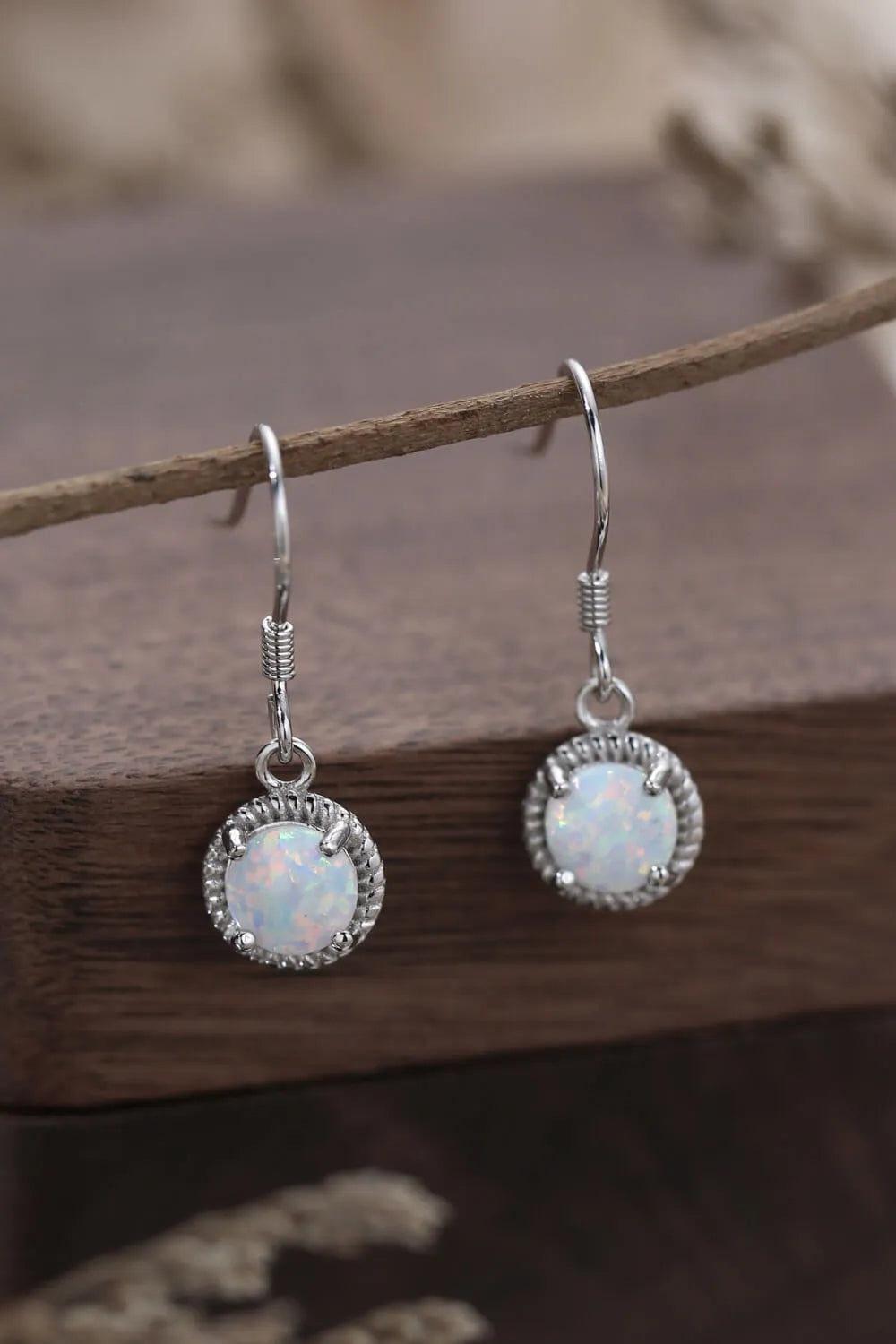 Join The Fun Opal Earrings White One Size Opal - Tophatter Daily Deals