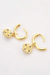 Inlaid Zircon 925 Sterling Silver Drop Earrings Earrings - Tophatter Daily Deals