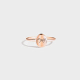 925 Sterling Silver Engraved Ring Rose Gold Rings - Tophatter Daily Deals