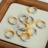 18K Gold-Plated Huggie Earrings Earrings - Tophatter Daily Deals
