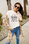 Simply Love Full Size IF I'M TOO MUCH THEN GO FIND LESS Round Neck T-Shirt White Women's T-Shirts - Tophatter Daily Deals