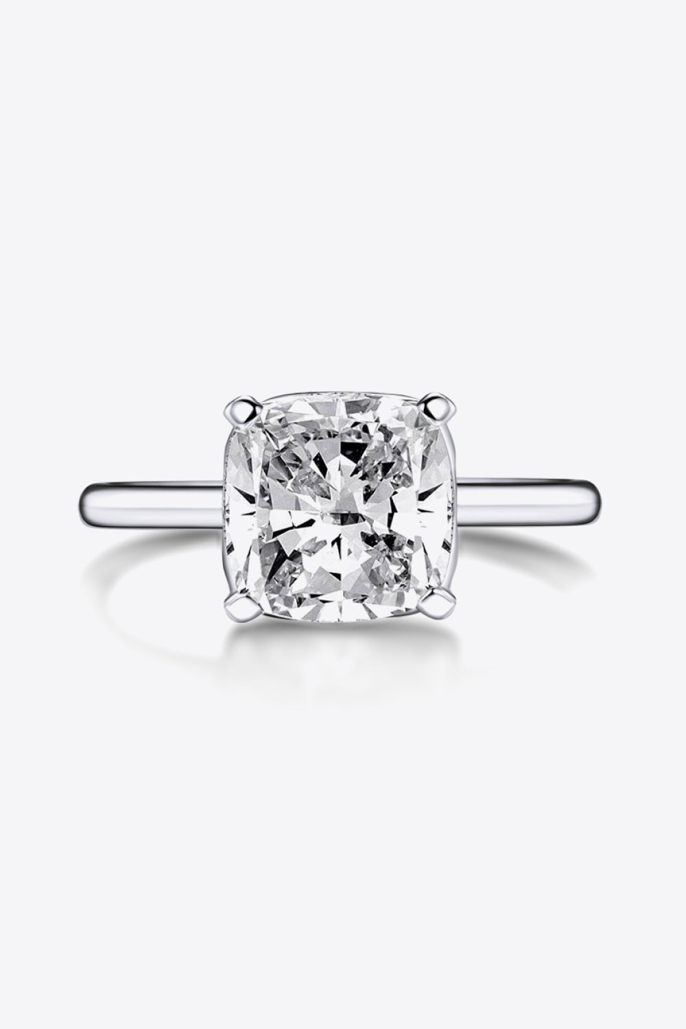 3.5 Carat Zircon 4-Prong Ring - Tophatter Shopping Deals - Electronics, Jewelry, Beauty, Health, Gadgets, Fashion