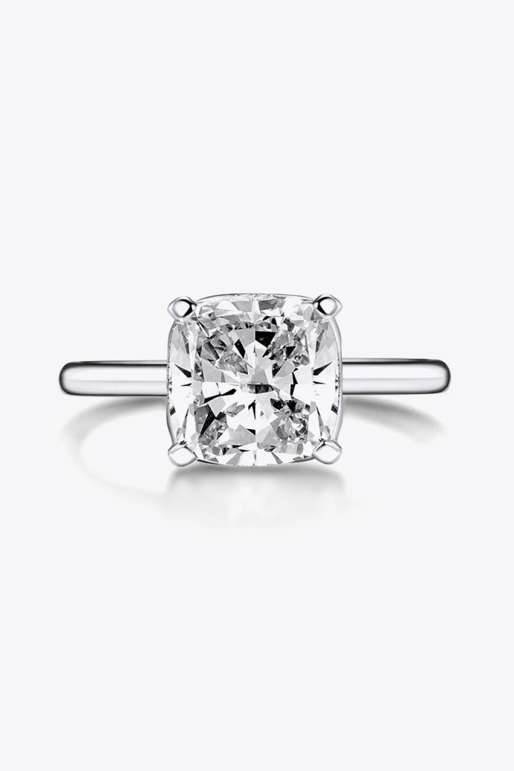 3.5 Carat Zircon 4-Prong Ring - Tophatter Shopping Deals - Electronics, Jewelry, Beauty, Health, Gadgets, Fashion