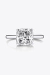 3.5 Carat Zircon 4-Prong Ring White Rings - Tophatter Daily Deals