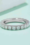 2.3 Carat Moissanite 925 Sterling Silver Eternity Ring Moissanite - Tophatter Daily Deals