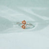 Rose Shape Inlaid Zircon Bypass Ring Rings - Tophatter Daily Deals