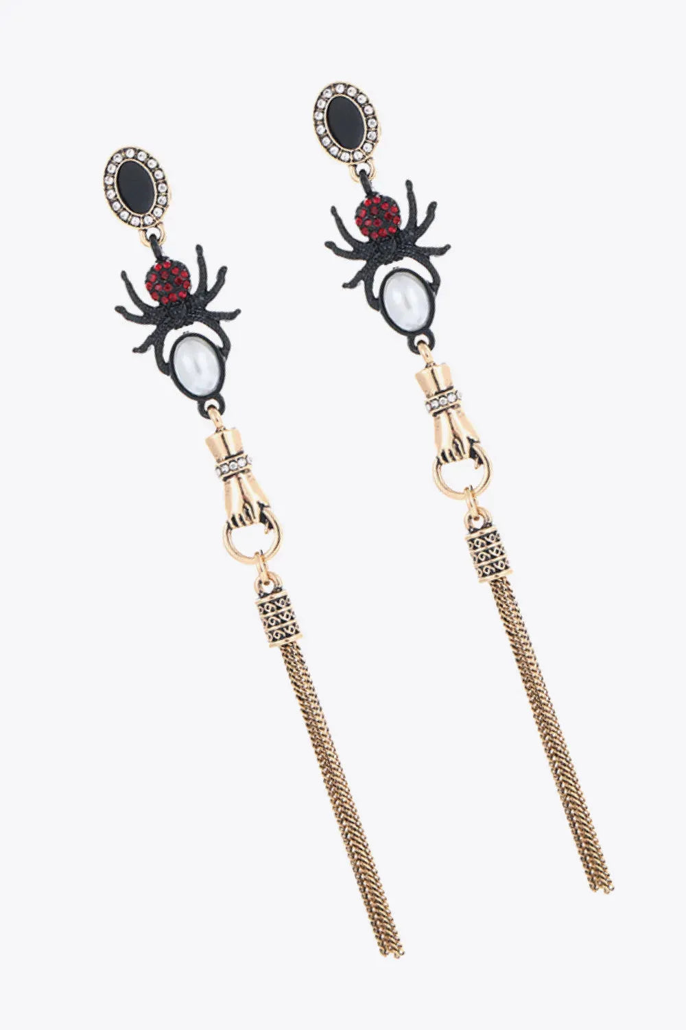 18K Gold-Plated Spider Drop Earrings Earrings - Tophatter Daily Deals