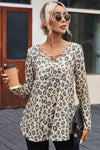 Leopard Crisscross V-Neck T-Shirt Women's T-Shirts - Tophatter Daily Deals