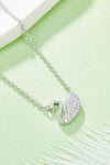 Moissanite Swan 925 Sterling Silver Necklace Moissanite - Tophatter Daily Deals