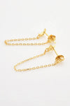 Zircon Star and Moon Mismatched Earrings Earrings - Tophatter Daily Deals