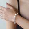 Gold-Plated Alloy Bead Bracelet Style B One Size Bracelets - Tophatter Daily Deals