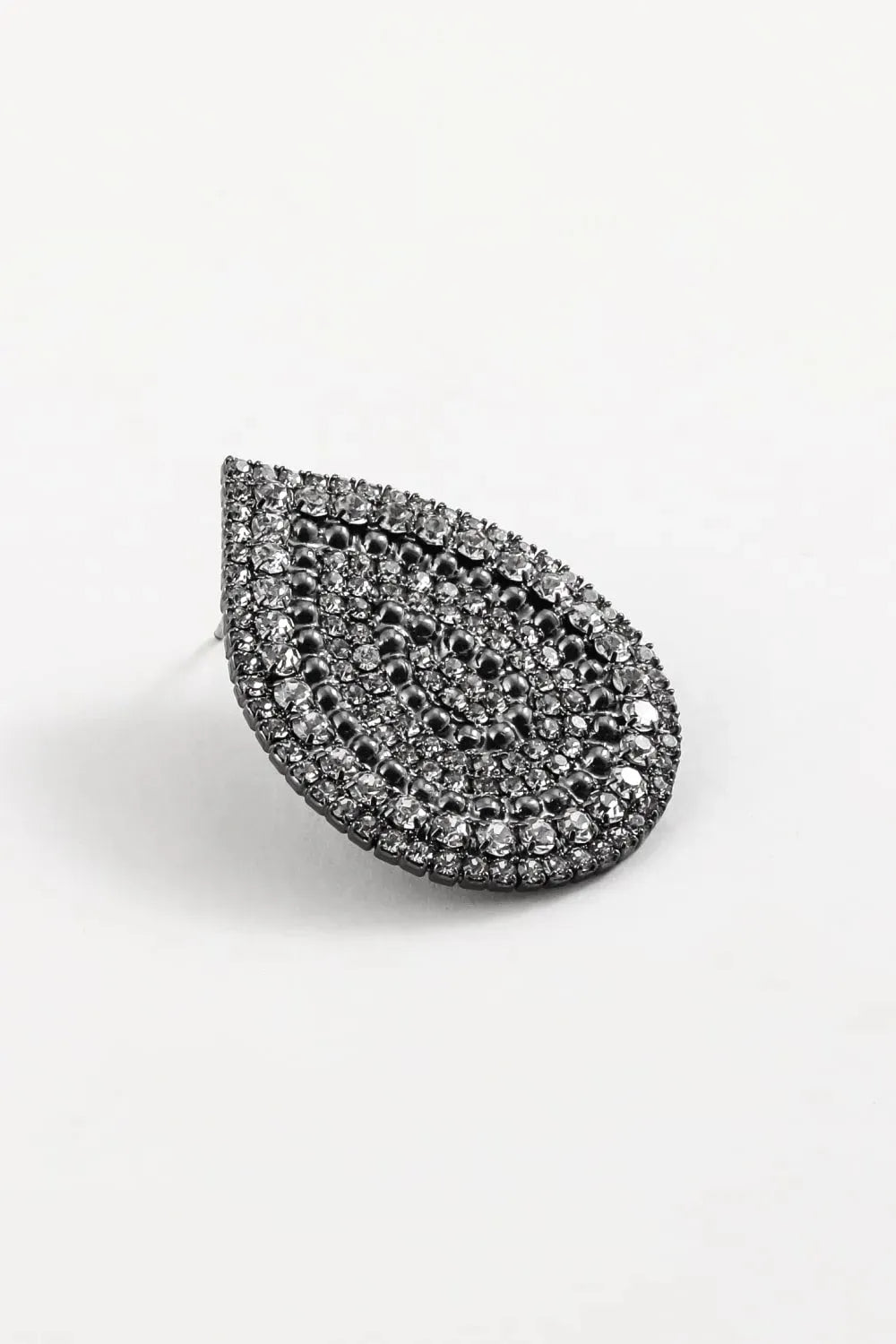 Wonderful Life Inlaid Cubic Zirconia Teardrop Stud Earrings Earrings - Tophatter Daily Deals