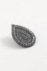 Wonderful Life Inlaid Cubic Zirconia Teardrop Stud Earrings Earrings - Tophatter Daily Deals