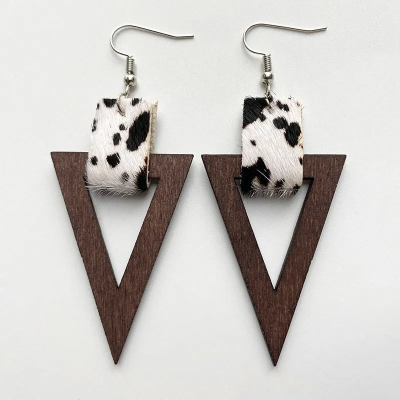 Geometric Drop Earrings Earrings - Tophatter Daily Deals