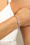 Adored Show You The Way Moissanite Bracelet Silver One Size Moissanite - Tophatter Daily Deals