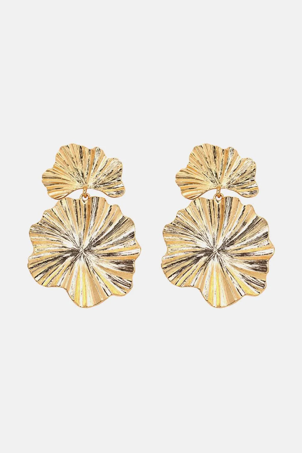 Zinc Alloy Dangle Earrings Gold One Size Earrings - Tophatter Daily Deals