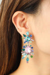 Geometric Shape Glass Stone Dangle Earrings Earrings - Tophatter Daily Deals