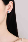 1 Carat Moissanite 925 Sterling Silver Stud Earrings - Tophatter Shopping Deals