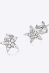 Zircon Decor Star Stud Earrings Earrings - Tophatter Daily Deals