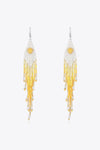 Beaded Dangle Earrings Banana Yellow One Size Earrings - Tophatter Daily Deals