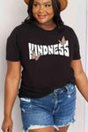 Simply Love Full Size KINDNESS Butterfly Graphic Cotton Tee Women's T-Shirts - Tophatter Daily Deals