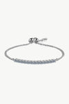 Adored Moissanite Sterling Silver Bracelet Moissanite - Tophatter Daily Deals