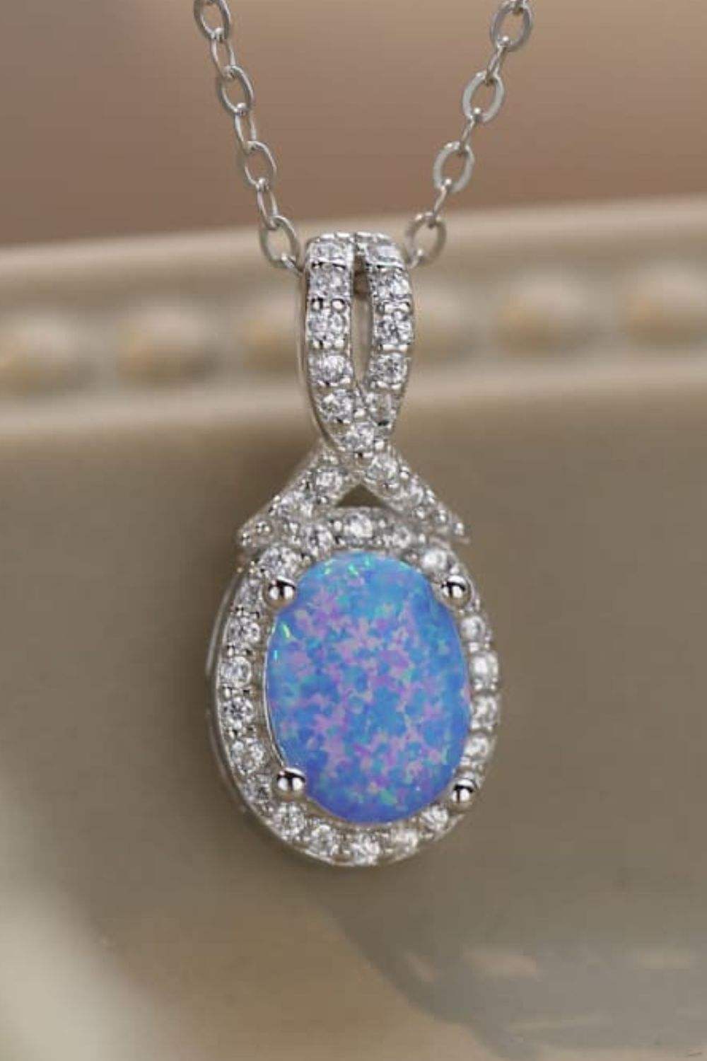 Feeling My Best Opal Pendant Necklace Opal - Tophatter Daily Deals