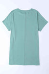 Round Neck Short Sleeve Tunic Tee Women's T-Shirts - Tophatter Daily Deals