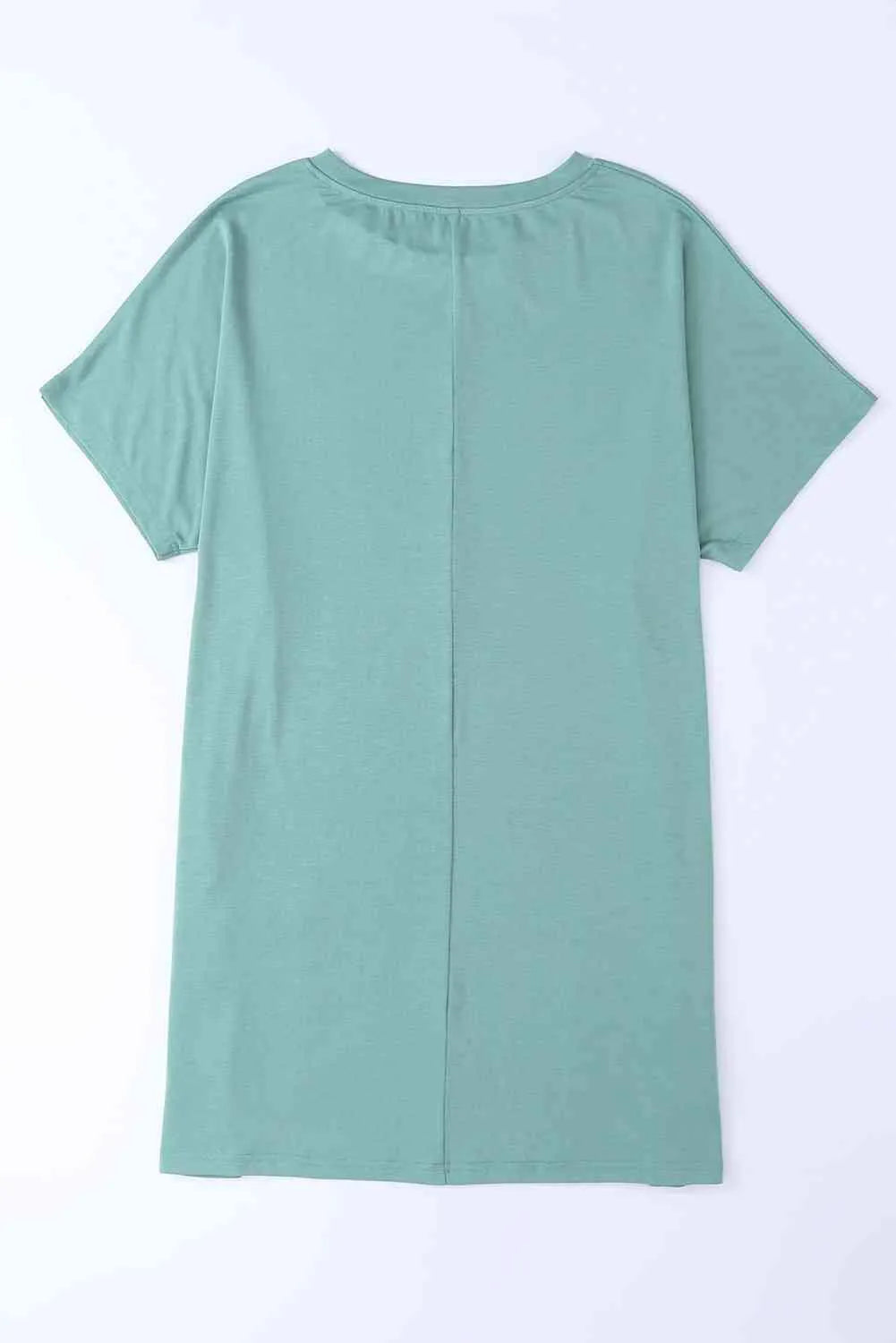 Round Neck Short Sleeve Tunic Tee Women's T-Shirts - Tophatter Daily Deals