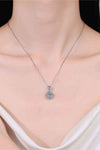 1 Carat Moissanite 925 Sterling Silver Necklace Moissanite - Tophatter Daily Deals