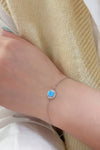 Opal Platinum-Plated Bracelet Opal - Tophatter Daily Deals